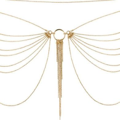 Цепочка трусики или лиф Bijoux Indiscrets MAGNIFIQUE Waist Chain - Gold, украшение на тело