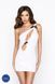 Белое сексуальное платье Passion Erotic Line CORNELIA DRESS , Білий, XXL\XXXL