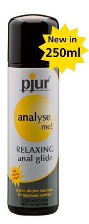 Анальна змазка pjur analyse me! Relaxing jojoba silicone 250 мл на силіконовій основі з олією жожоба