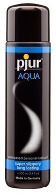 Лубрикант на водній основі pjur Aqua 100 мл, ефект оксамитової шкіри без прилипання