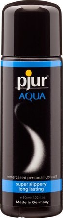 Лубрикант на водній основі pjur Aqua 30 мл, ефект оксамитової шкіри без прилипання