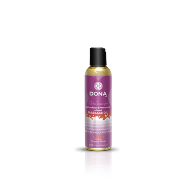 Масажна олія DONA Massage Oil SASSY – TROPICAL TEASE (110 мл) з феромонами та афродизіаками