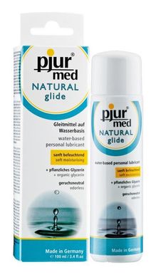 Лубрикант на водній основі pjur MED Natural glide 100 мл спеціально для сухої та чутливої ​​шкіри