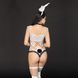Эротический костюм зайки "Малышка Черри" JSY: боди, чулки, ушки, чокер, S/M