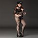 Костюм поліціянтки JSY &laquo;Фрау Марта&raquo; Plus Size Black, ремінь, кепка, наручники, краватка
