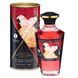 Розігрівальна олія Shunga Aphrodisiac Warming Oil &ndash; Sparkling Strawberry Wine (100 мл) без цукру