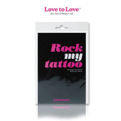 Набор временных тату Love to Love - Rock My Tattoo