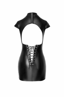 Сукня Noir Handmade F309 Fantasy wetlook mini dress with lace up back, 3XL