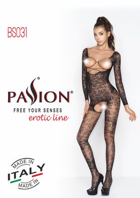 Сексуальный костюм-сетка Passion BS031 черный
