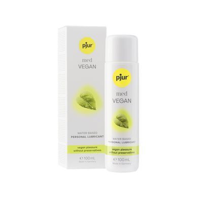 Лубрикант на водній основі pjur MED Vegan glide 100 мл &mdash; тільки веганські інгредієнти