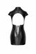 Платье Noir Handmade F309 Fantasy wetlook mini dress with lace up back, 3XL