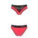 Трусики з широкою резинкою і мереживом Passion PS001 PANTIES XL, red-black