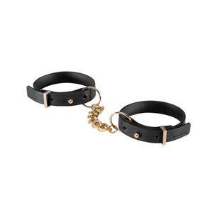 Наручники из экокожи Bijoux Indiscrets Maze &ndash; Thin Handcuffs Black