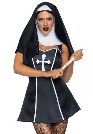 (SALE) Leg Avenue Naughty Nun XS