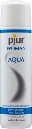 Лубрикант на водной основе pjur Woman Aqua 100 мл для интенсивного скольжения, увлажнение и уход