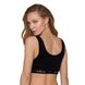 Спортивний топ з широкою гумкою Passion PS004 TOP, black, Чорний