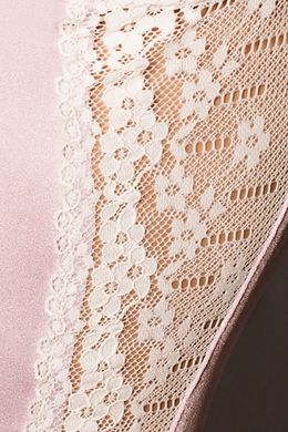 (SALE) Корсет з пажами SHANTI CORSET pink L / XL - Passion Exclusive, трусики, оборочка, Рожевий, S\M