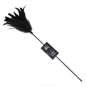 Лоскітка з пером півня Art of Sex &ndash; Feather Paddle, чорна
