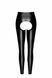 Легінси Noir Handmade F304 Taboo wetlook leggings with open crotch and bum - 3XL