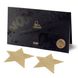 Пэстис - стикини Bijoux Indiscrets - Flash Star Gold, наклейки на соски