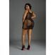 Платье-бодистокинг Moonlight Plus Model 01 XL-XXXL Black, мини, без рукавов