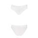 Трусики с широкой резинкой и кружевом Passion PS001 PANTIES S, white