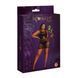Платье-бодистокинг Moonlight Plus Model 01 XL-XXXL Black, мини, без рукавов