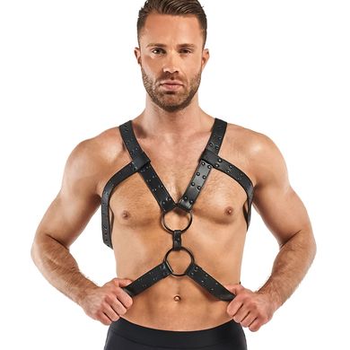 Портупея Bedroom Fantasies: Rocco Bondage Harness, чорна, Чорний