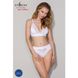 Трусики с широкой резинкой и кружевом Passion PS001 PANTIES, white, Белый, XL