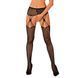 Еротичні колготки-бодістокінг Obsessive Garter stockings S821 S/M/L