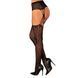 Еротичні колготки-бодістокінг Obsessive Garter stockings S821 S/M/L