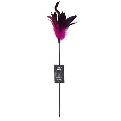 Лоскітка з пером півня Art of Sex &ndash; Feather Paddle, темно-рожева