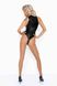 Боди Noir Handmade F294 Powerwetlook bodysuit with front zipper, 3XL