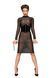 Сукня з мокрим ефектом Noir Handmade F182 Classic dress made of elastic tulle, 3XL