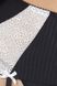 (SALE) Комплект белья LARISA SET black - Passion: лиф, широкий пояс для чулок, стринги, Черный, 6XL\7XL