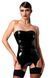 Корсет із підв'язками для панчіх Noir Handmade F381 Dominae Venom PVC corset-belt S