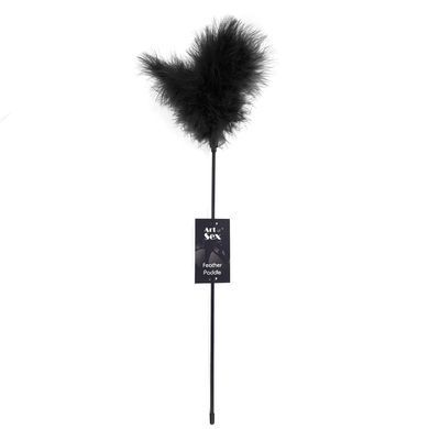 Лоскітка з пером індика Art of Sex &ndash; Feather Paddle, чорна