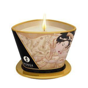 Масажна свічка Shunga Massage Candle &ndash; Vanilla Fetish (170 мл) з афродизіаками