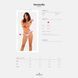 Полупрозрачные трусики Obsessive Heavenlly panties XS/S, открытые ягодицы