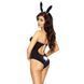 Костюм зайчика MAGNETICA SET black XXL/XXL - Passion, вушка і боді