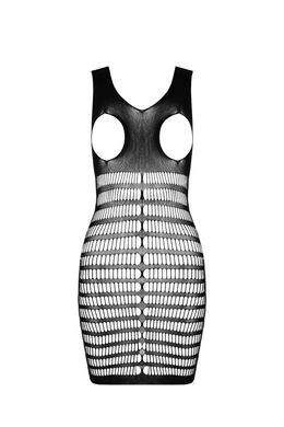 Бодістокінг-сукня з відкритими грудями Passion BS092 black