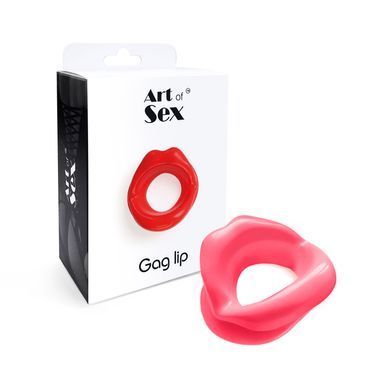 Кляп-розширювач у формі губ Art of Sex &ndash; Gag lip, рожевий
