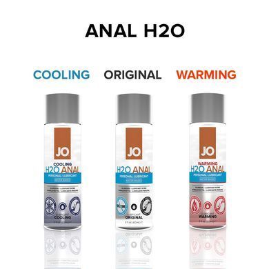 Анальна змазка System JO ANAL H2O &mdash; WARMING (60 мл) розігрівальна, на водній основі