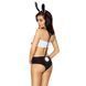 Костюм зайки Passion MALLOY SET XXL/XXXL, трусики, топик и ушки