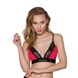 Эластичный топ с кружевом Passion PS001 TOP, red-black, XL