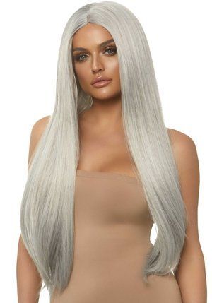 Перука Leg Avenue 33&Prime; Long straight center part wig Grey