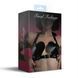 Лиф Сердце из натуральной кожи Feral Feelings - Hearts Bra Black