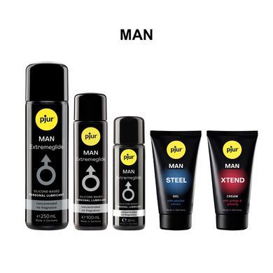 Гель для пеніса стимулювальний pjur MAN Steel Gel 50 ml з екстрактом паприки та ментолом