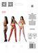 Еротичні колготки-бодістокінг зі шнурівкою на стегнах Passion S026 One Size, white, з доступом