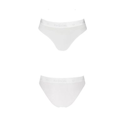 Трусики з прозорою вставкою Passion PS006 PANTIES, white, Білий